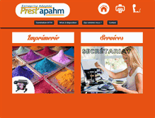 Tablet Screenshot of prestapahm.fr